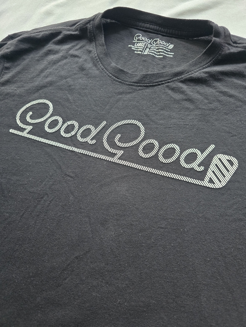 Good Good Golf T Shirt Men’s Large Black Graphic Logo Tee Casual Athletic